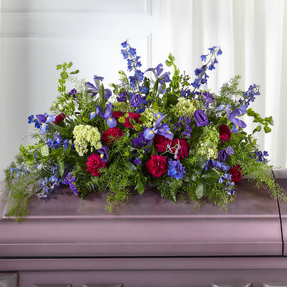 Always Treasured Casket Spray –  The Flower Garden, Nettleton MS