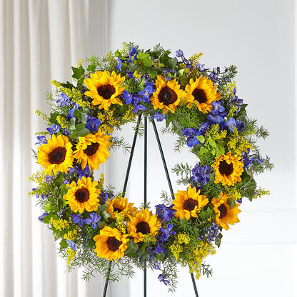 Bright Rays Wreath –  The Flower Garden, Nettleton MS