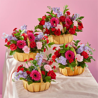Pink Picnic Basket –  The Flower Garden, Nettleton MS