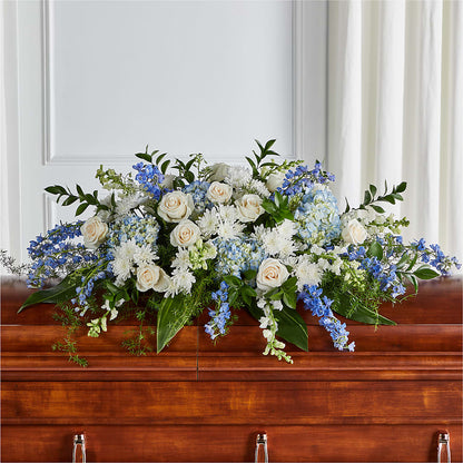 Timeless Essence Casket Spray –  The Flower Garden, Nettleton MS