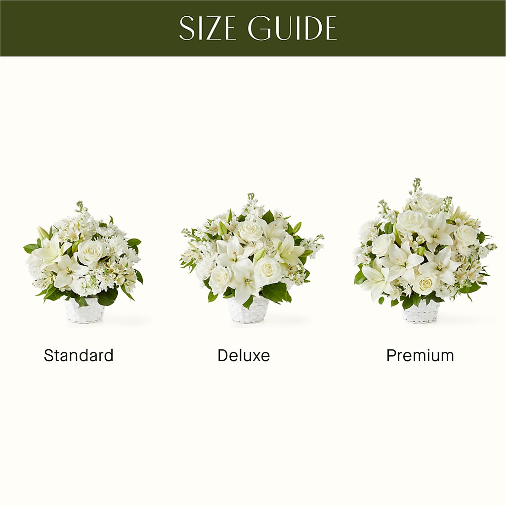 Peaceful Reflections Arrangement –  The Flower Garden, Nettleton MS