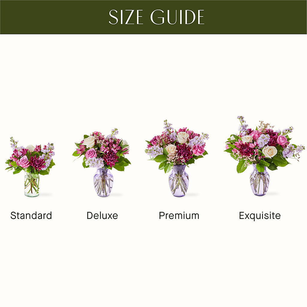 Amethyst Dreams Bouquet –  The Flower Garden, Nettleton MS
