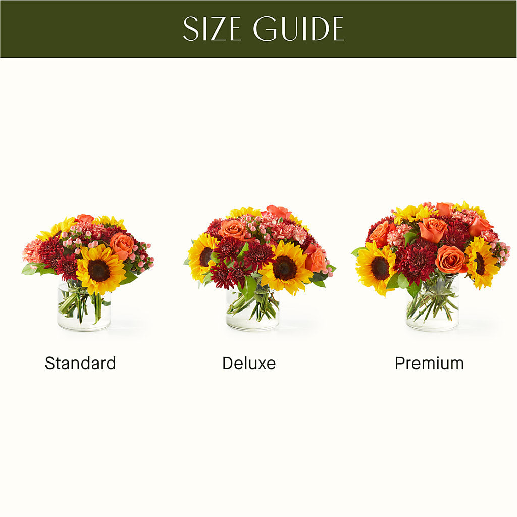 September Sunset Bouquet –  The Flower Garden, Nettleton MS