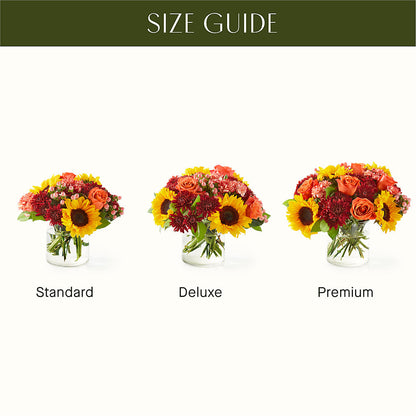 September Sunset Bouquet –  The Flower Garden, Nettleton MS