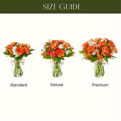 Apricot Glow Bouquet –  The Flower Garden, Nettleton MS