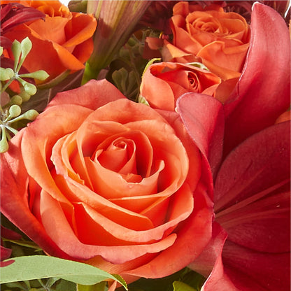 Crimson Leaves Bouquet –  The Flower Garden, Nettleton MS