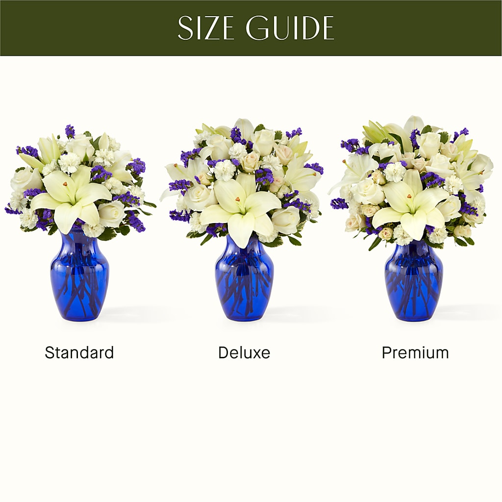 Sapphire Rush Bouquet –  The Flower Garden, Nettleton MS