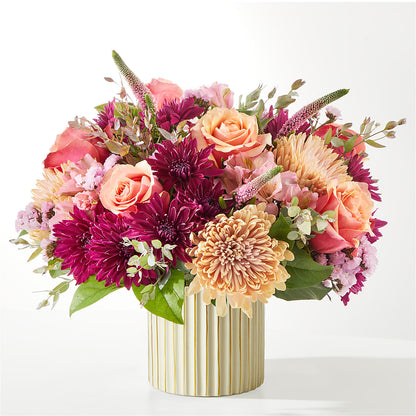 Berry Cobbler Bouquet with Ivory Vase –  The Flower Garden, Nettleton MS