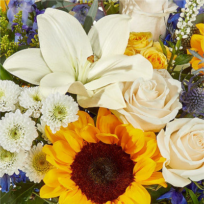 Wonderfully Sunny Bouquet –  The Flower Garden, Nettleton MS