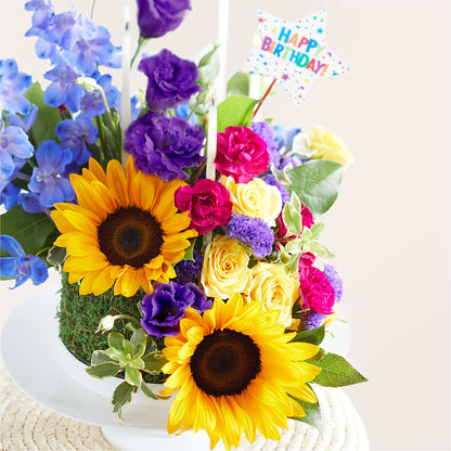 Star of the Day Floral Cake –  The Flower Garden, Nettleton MS