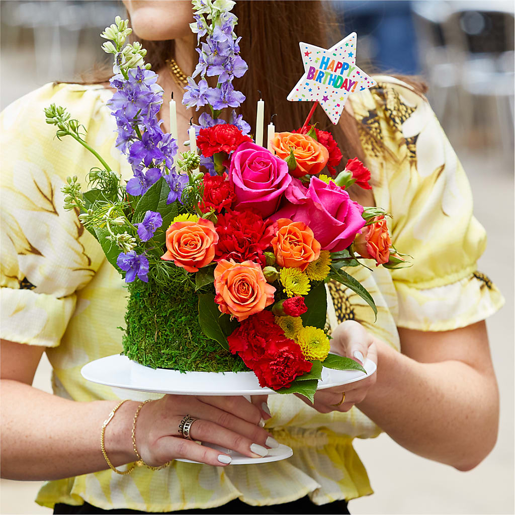 Best Year Yet Floral Cake –  The Flower Garden, Nettleton MS