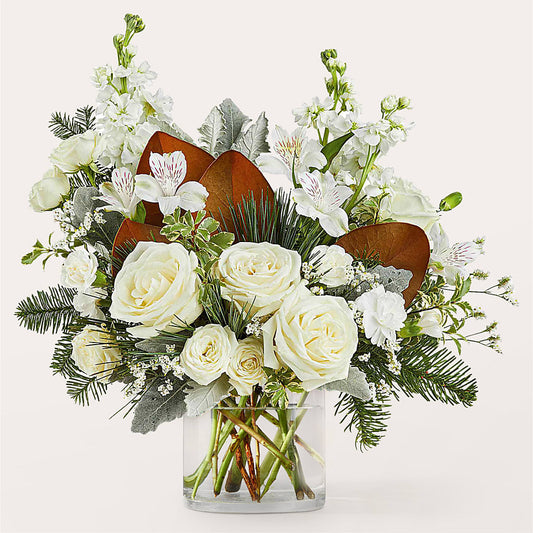 Fresh Snowfall Bouquet –  The Flower Garden, Nettleton MS