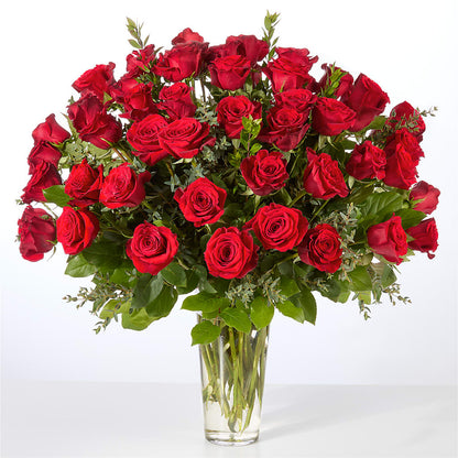 Forever Yours Fifty Stem Red Rose Bouquet –  The Flower Garden, Nettleton MS