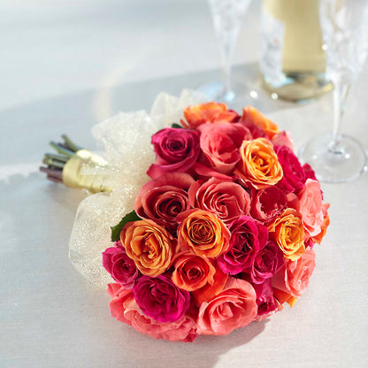 Sweet Roses Bouquet –  The Flower Garden, Nettleton MS