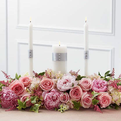 Worldwide Romance Unity Candle Arrangement –  The Flower Garden, Nettleton MS