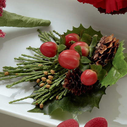 Red Berry Boutonniere –  The Flower Garden, Nettleton MS